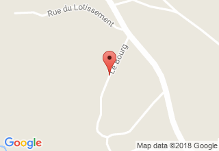 Plan de localisation de L'Auberge D'Affoux