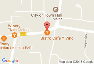 Plan de localisation de Central Café