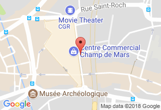 Plan de localisation de Thomas Cook SAS