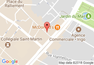 Plan de localisation de Thomas Cook SAS