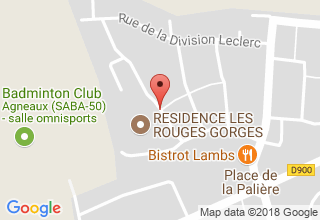 Plan de localisation de RESIDENCE LES ROUGES GORGES
