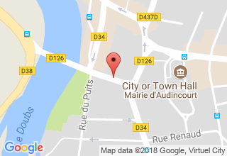 Plan de localisation de GAUDRON