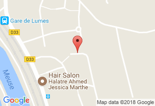 Plan de localisation de Ponsart Stéphane