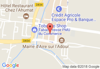 Plan de localisation de Pressing de l'Adour