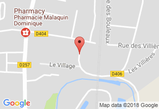Plan de localisation de Bonnaud Claude