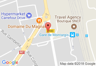 Plan de localisation de Bourgoin Vincent