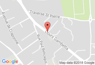 Plan de localisation de Fradin Jacques