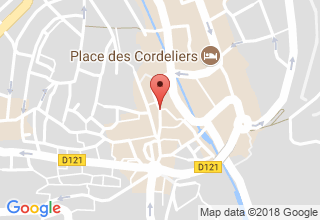 Plan de localisation de Martel Thierry