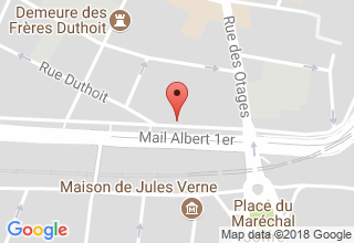 Plan de localisation de Duez Gilles