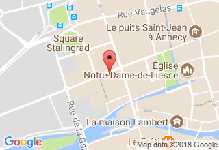 Plan de localisation de Duret Sylvie