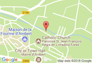 Plan de localisation de Floret Georges