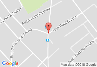 Plan de localisation de Gignoux Gérard