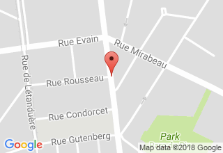 Plan de localisation de Jahan Pierre