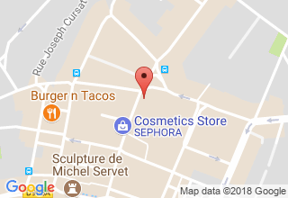 Plan de localisation de Lansard Bernard