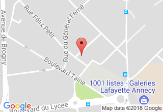 Plan de localisation de Locatelli Carine