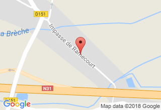 Plan de localisation de Simonneaux Xavier