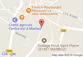 Plan de localisation de Syndicat Des Eaux Bresse Revermont