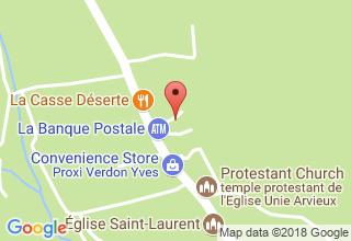 Plan de localisation de Blanc Pascal