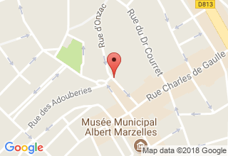 Plan de localisation de J.P.F Diffusion