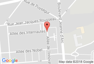 Plan de localisation de AromatiCom Agence Conseil en Communication