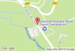 Plan de localisation de Trapon Champignons