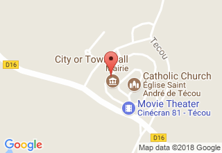 Plan de localisation de Galinier
