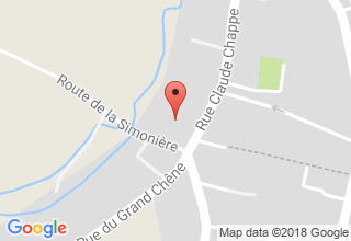 Plan de localisation de Beudard Christophe