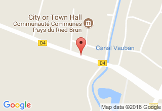 Plan de localisation de Communauté Communes Pays du Ried Brun