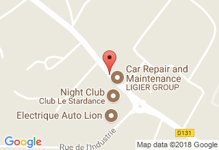 Plan de localisation de Le Stardance