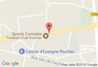 Plan de localisation de Football Club Rouillac
