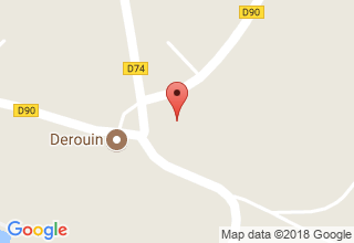 Plan de localisation de Derouin 