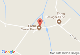 Plan de localisation de Caron Alain