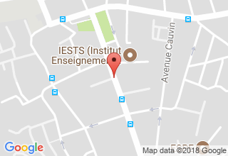 Plan de localisation de Intermarché Cessole Adhérent