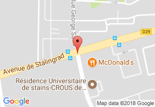 Plan de localisation de SPMF Synergie des Professionnels Musulmans de France