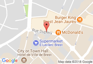 Plan de localisation de Brest'aim