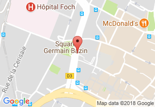 Plan de localisation de Espace Insertion de Suresnes