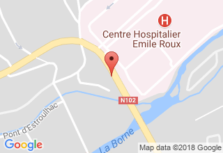 Plan de localisation de Couriol Anne