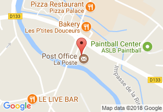 Plan de localisation de La Poste