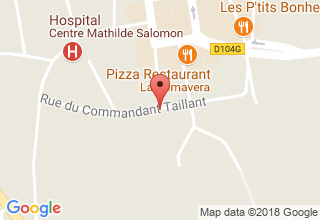 Plan de localisation de Centre Communal d'Action Sociale (CCAS)