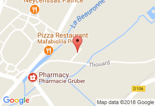 Plan de localisation de Bouthier Pascal