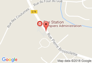 Plan de localisation de Pompiers (Administration)