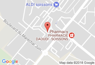 Plan de localisation de Daubercies Sulyvan