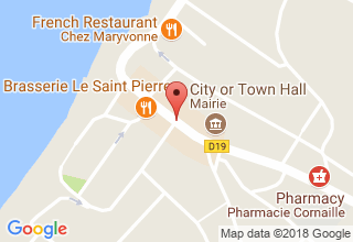 Plan de localisation de Bonin Raphaël Et Doudoux Hélène (SCP)