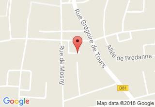 Plan de localisation de Benier Magali