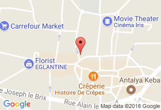 Plan de localisation de Franvil Dorothée
