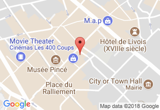 Plan de localisation de Yves Rocher