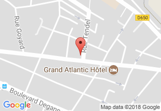 Plan de localisation de Moussac Roland