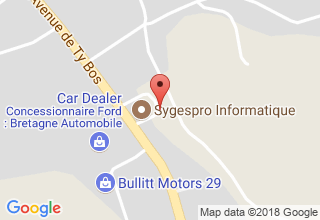 Plan de localisation de SYGESPRO INFORMATIQUE