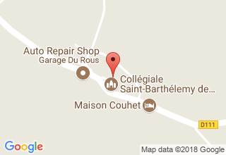 Plan de localisation de Peyrucat (EARL)