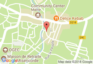 Plan de localisation de François Roddier Sarl